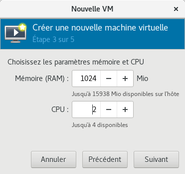 KVM new VM